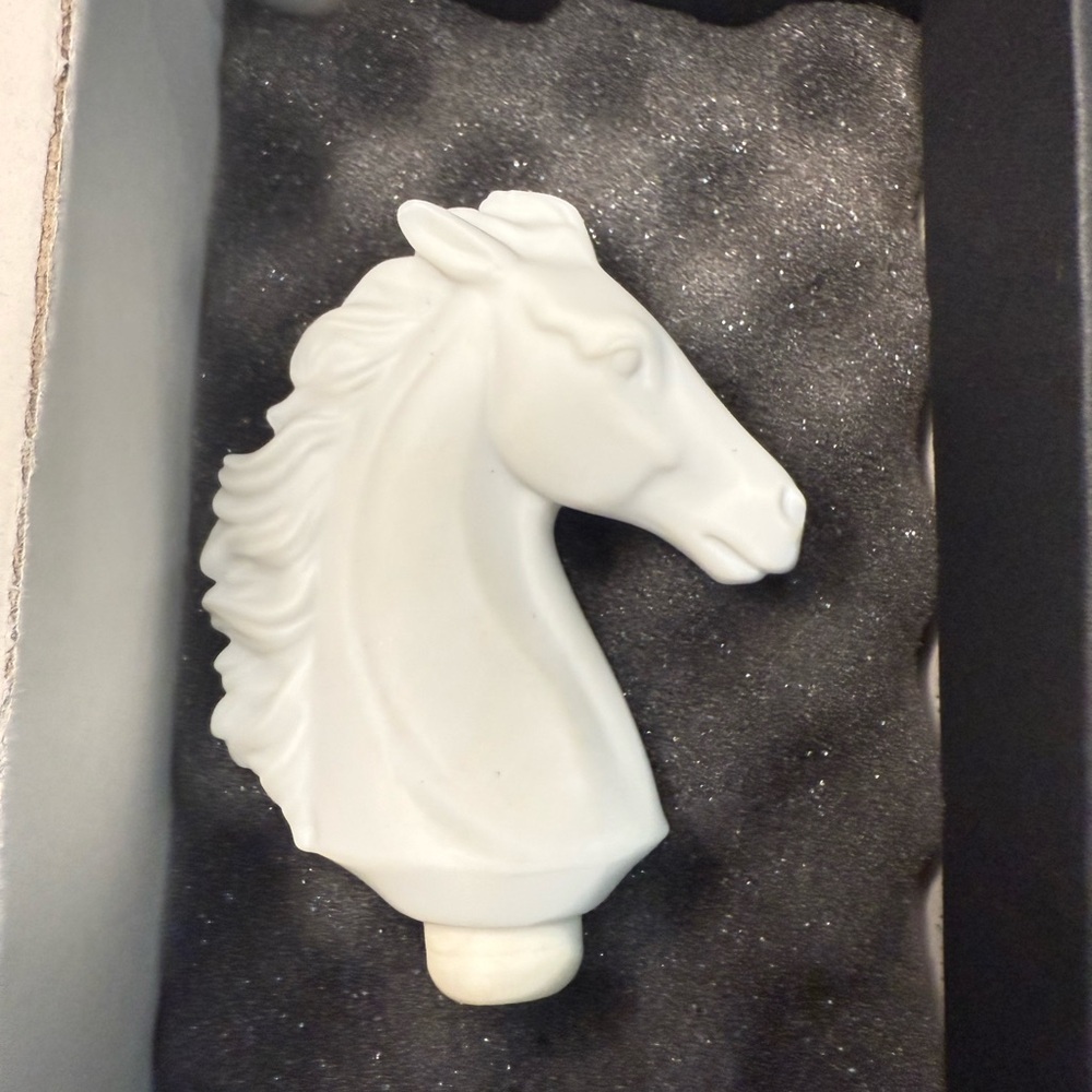 White Horse Head Bottle Stopper -LLADRÓ